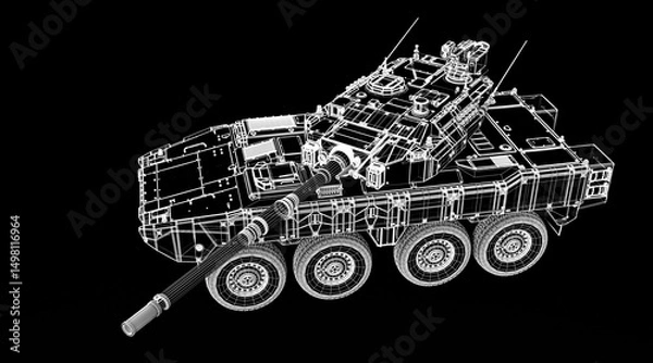 Obraz Armored infantry vehicle