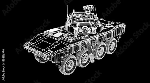 Obraz Armored infantry vehicle