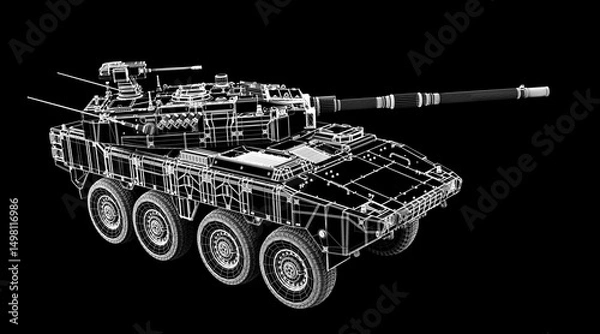 Obraz Armored infantry vehicle