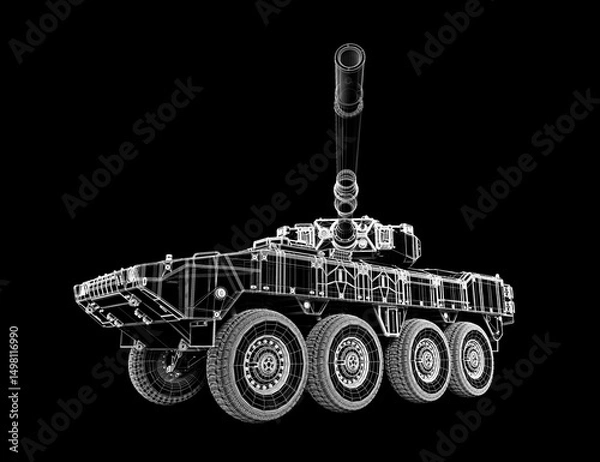 Obraz Armored infantry vehicle