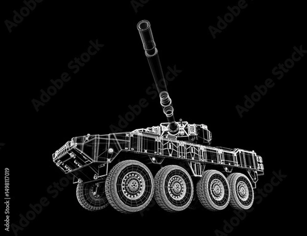 Obraz Armored infantry vehicle
