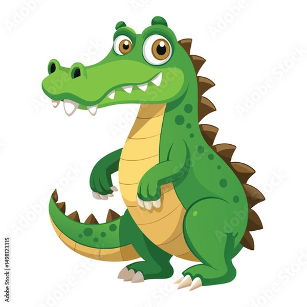 Fototapeta Clumsy crocodile