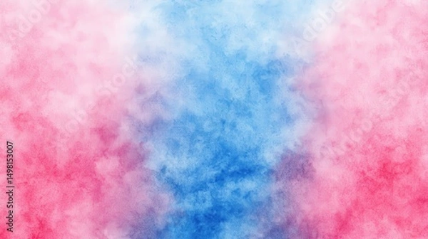 Fototapeta Soft Colorful Abstract Background in Blue and Pink Shades for Design