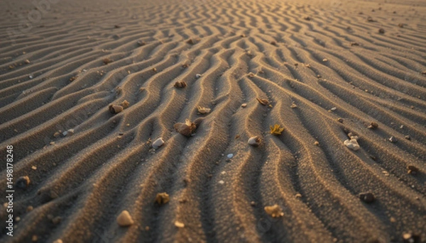 Obraz Beach Sand Ripples