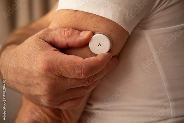 Obraz Glucose monitor with hands