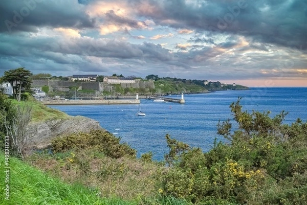 Obraz Le Palais Harbor View in Brittany