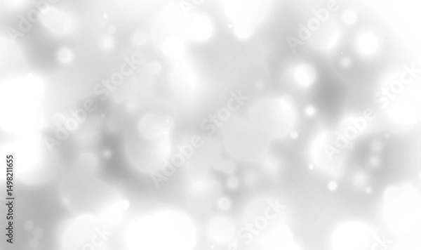 Obraz 漫画の感情表現に使えるポワポワの白黒背景イラスト（効果・ふんわり・モノクロ）