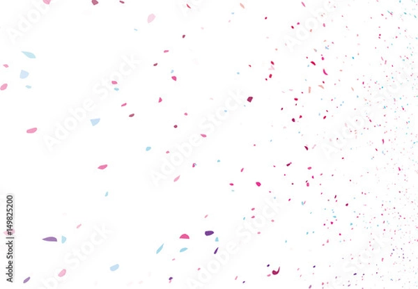 Obraz 背景　花吹雪　カラフル