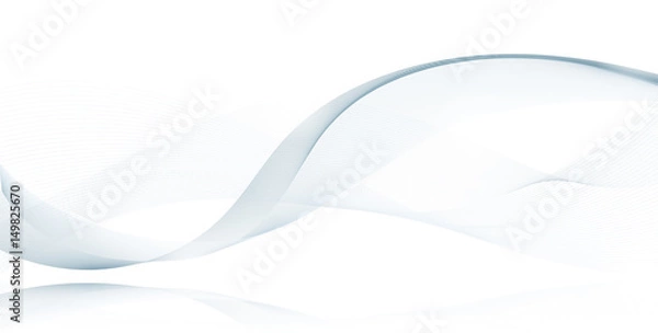 Fototapeta ラインアート　波形　カラフル