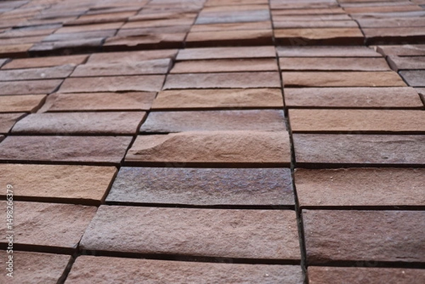 Obraz タイルの壁