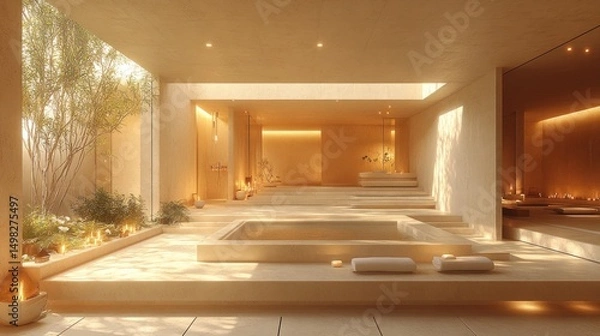 Obraz Serene Spa Sanctuary: A Luxurious Oasis of Tranquility
