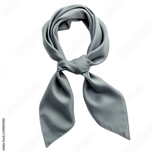 Obraz Elegant Cooling Bandana with a Refined Soft Fabric Isolated on Transparent Background