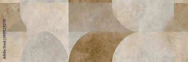 Fototapeta Contemporary cement texture, geometrical design pattern - Seamless , pattern , background , tile