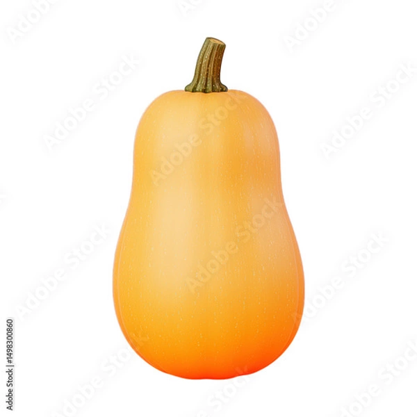Fototapeta Isometric butternut squash with soft lighting tiny