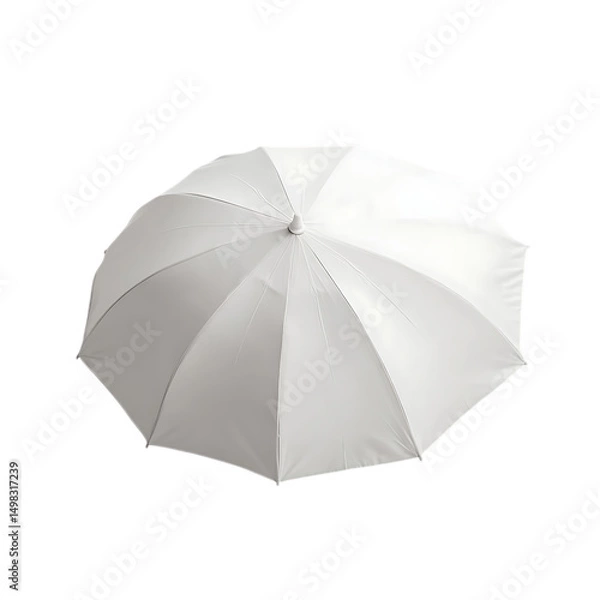 Obraz Contemporary Compact Beach Umbrella with a Stylish Isolated on Transparent Background