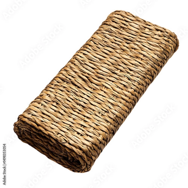 Obraz Classic Rope Roll Isolated on Transparent Background