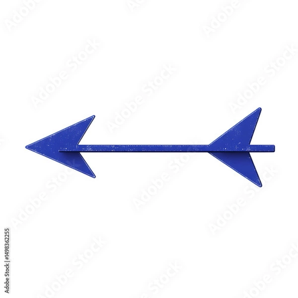 Obraz Contemporary Arrow with a Structured Layout in Class Isolated on Transparent Background