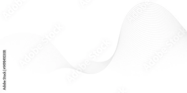 Obraz Abstract geometric Technology flow grid blend curve wave line digital isolated energy, music dynamic gradient thin digital line. technical flowing web science tech geometric concept lines design.	
