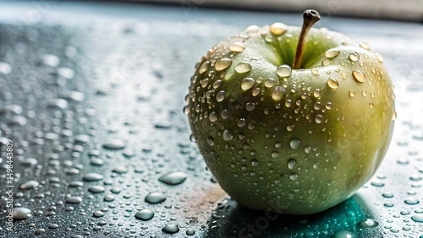 Obraz apple in water