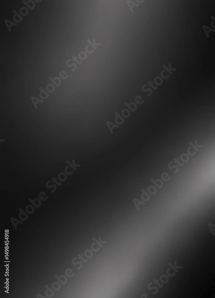 Fototapeta Sleek black aluminum surface, highly polished, reflecting light , smooth, surface, material