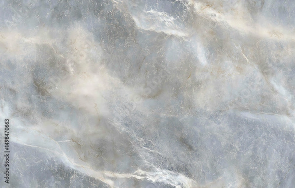 Fototapeta Elegant white Carrara marble with blue veining texture - Seamless , pattern , background , tile