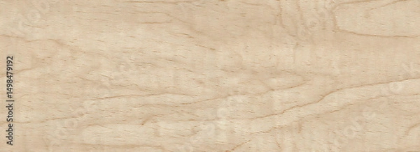 Fototapeta Wooden panel with maple wood grain pattern as backdrop - Seamless , pattern , background , tile