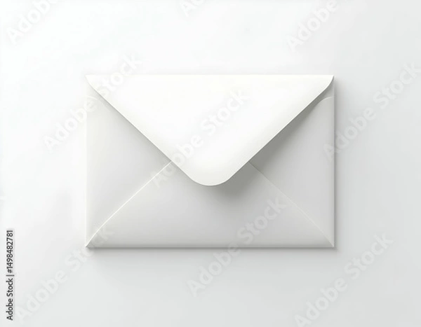 Fototapeta White Envelope for Sending Mail