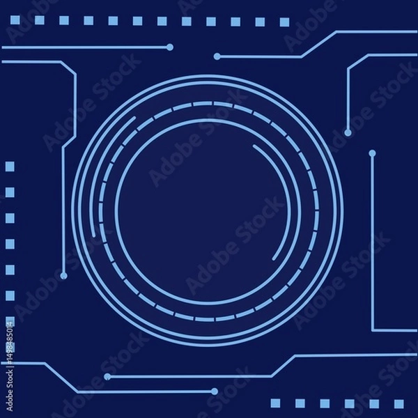 Fototapeta AI background design vector, artificial inteligent background illustration,AI tegnology background Image, AI design image for template, website, and background 