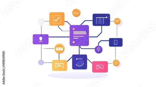 Obraz Process flow diagram