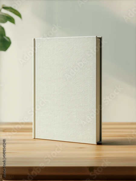 Fototapeta open book with blank cover