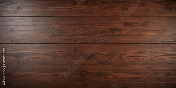 Fototapeta Deep brown wood grain, rich texture, elegant rustic backdrop,  elegant wood,  flooring,  deep