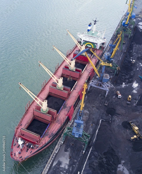 Obraz Vessel under loading