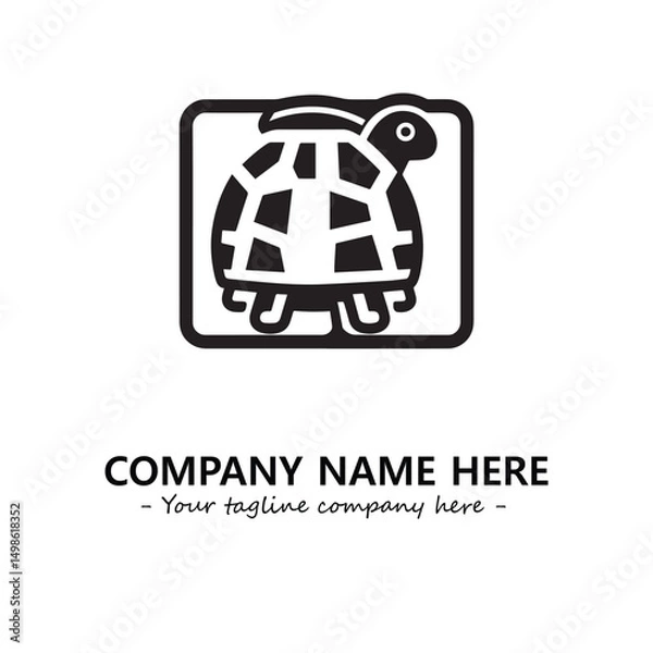 Fototapeta Turtle logo design vector illustration