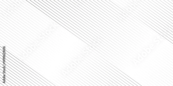 Fototapeta Diagonal stripe oblique, slanting lines gradient abstract art modern geometric vector pattern background. black and white ribbed striped diagonal line pattern as gradient fabric texture.