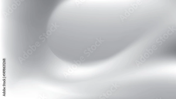 Fototapeta Abstract white and gray gradient background. Vector illustration.