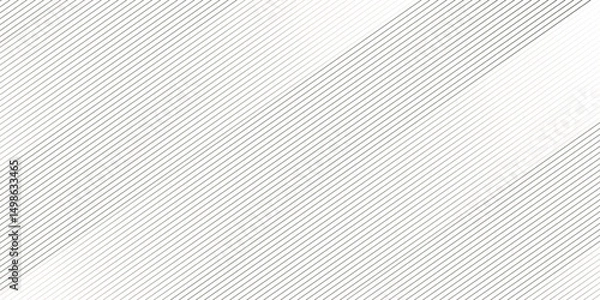 Fototapeta Diagonal stripe oblique, slanting lines gradient abstract art modern geometric vector pattern background. black and white ribbed striped diagonal line pattern as gradient fabric texture.