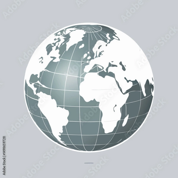 Fototapeta earth globe vector