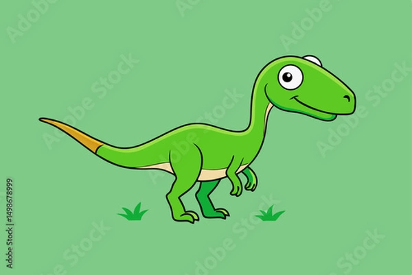Fototapeta tyrannosaurus dinosaur vector illustration
