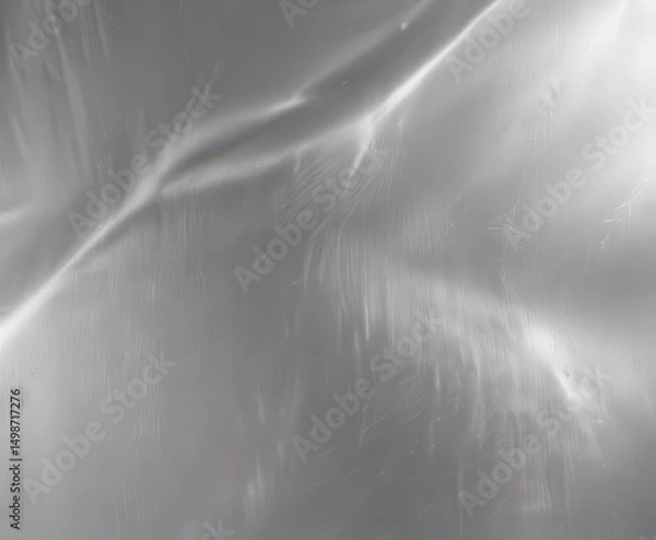 Fototapeta Shimmering silver foil, luxurious texture  Elegant metallic background ,  wrinkle,  foil texture,  wallpaper
