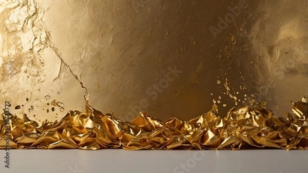 Obraz Gold texture motive background