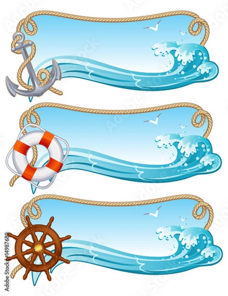 Obraz żaglowy sztandar