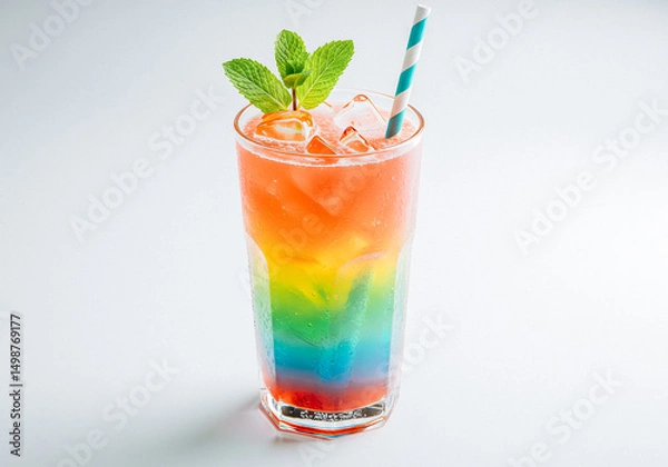 Fototapeta Rainbow Cocktail