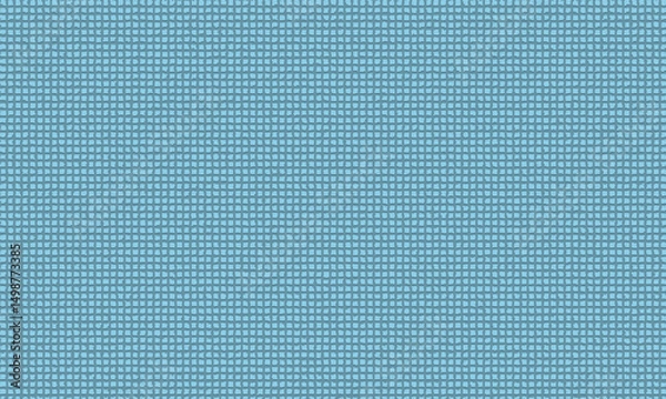Fototapeta Light blue square pattern creates a seamless grid background on an abstract, textural surface