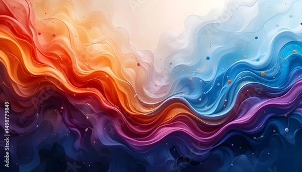 Fototapeta Abstract Colorful Background Wallpaper for Vibrant and Modern Design
