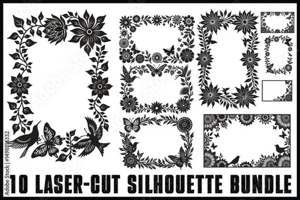 Obraz Nature-Inspired Laser Cut Bundle