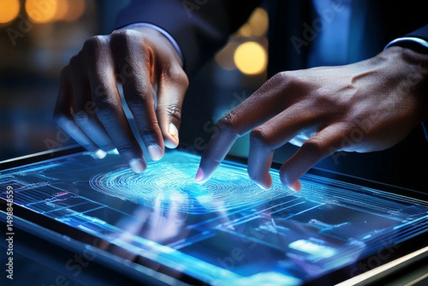 Fototapeta Accessing Secure Data