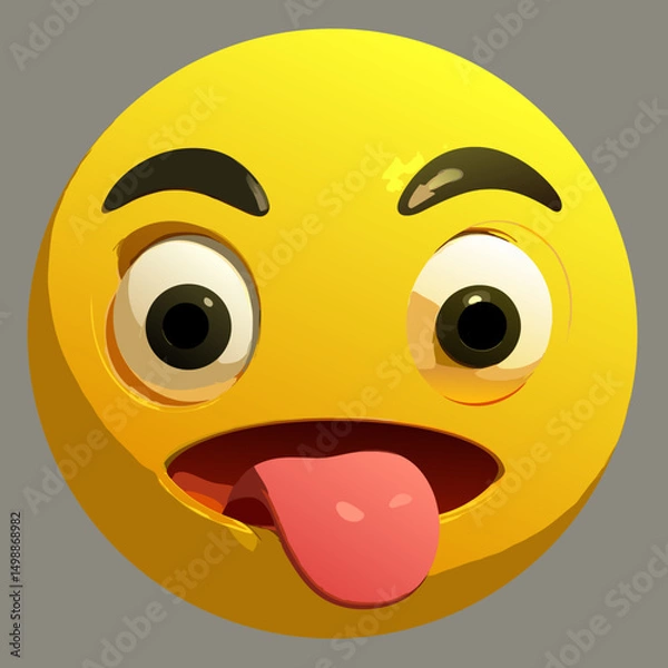 Obraz smiley face with a smile