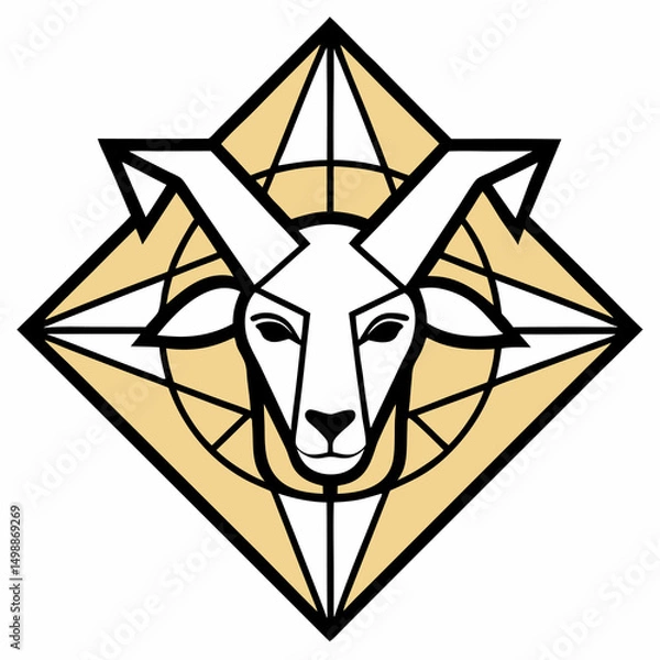 Obraz wolf head icon