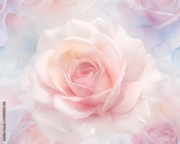 Obraz pink roses background