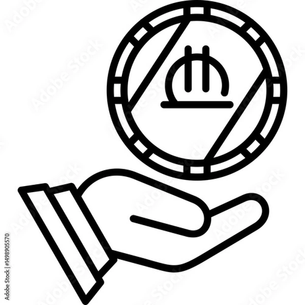 Fototapeta Support Icon